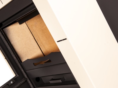 HS Flamingo Evenes kremová - krbová kamna