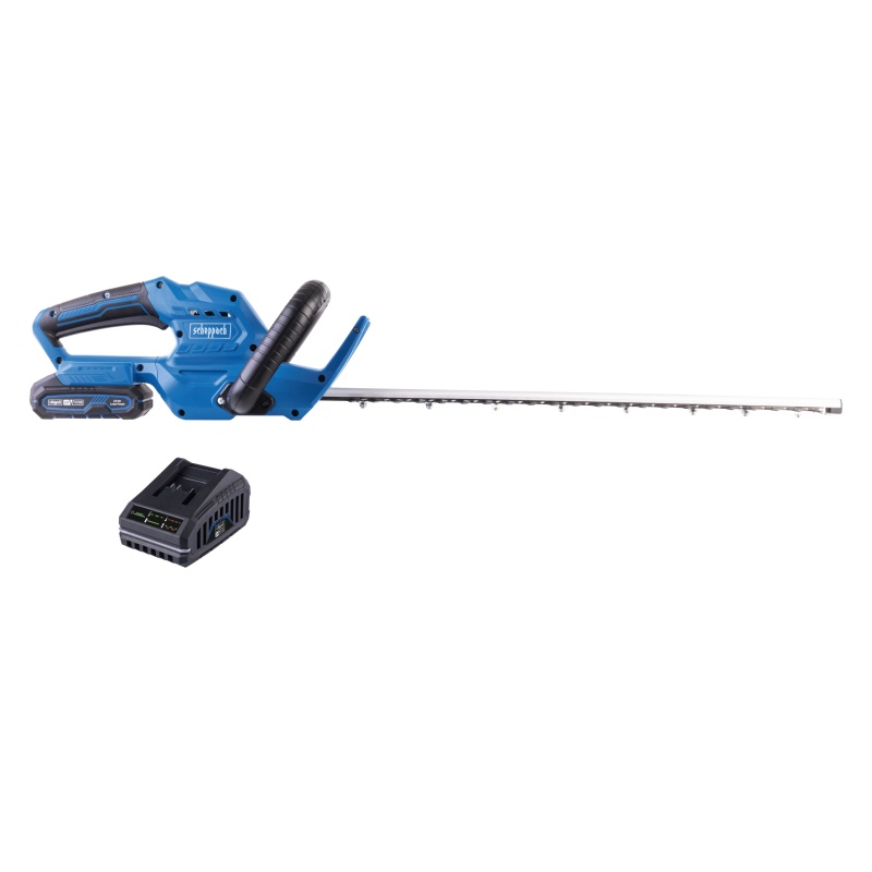 Scheppach C-HT570-X-SET S - 20 V IXES aku plotostřih + 2Ah baterie + nabíječka 2,4 A