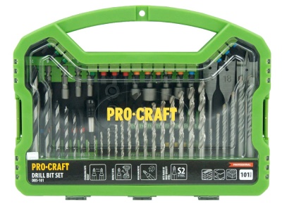 Aku vrtací šroubovák s příklepem Procraft SPA18BL Brushless se sadou bitů DBS-101