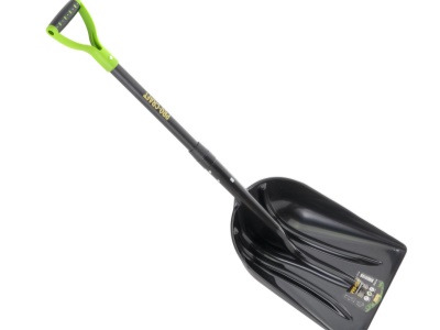 Lopata na sníh a obilí 36,5cm plastová se sklolaminátovou násadou krátká 115cm Procraft GPS-1150