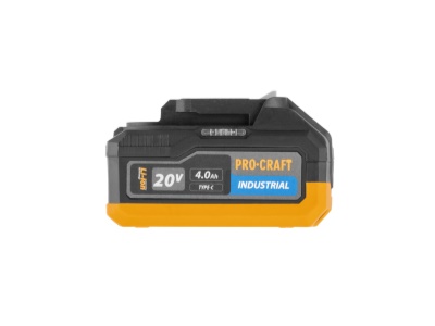 Baterie akumulátorová 20V Li-ion, 4000mAh USB Type C Procraft 20/4 Industrial