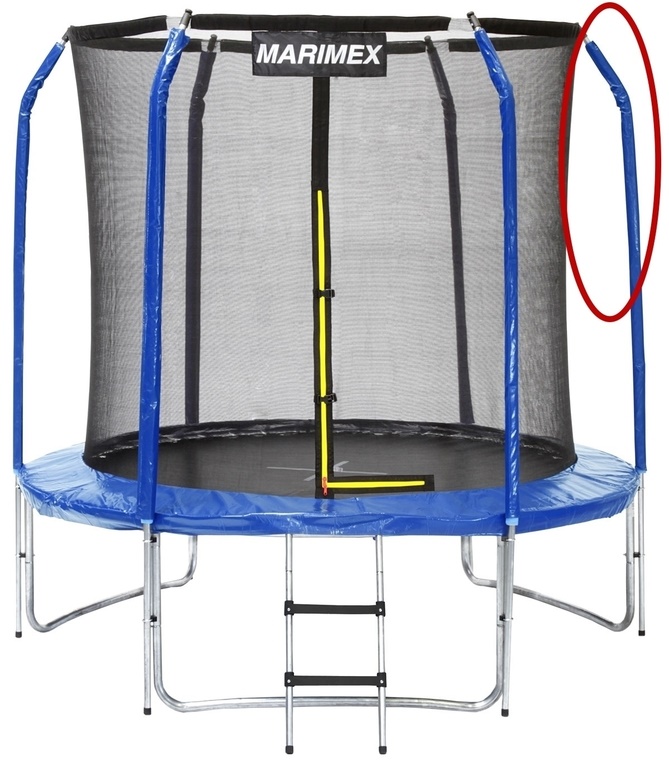 Stojna ochranné sítě horní k trampolínám 366 cm od r.2016