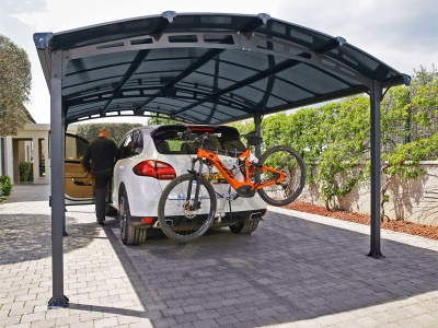 Palram - Canopia Arcadia 6400 - hliníkový (montovaný) přístřešek s obloukovou střechou