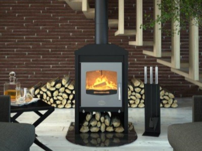 HS Flamingo VEGA žlutá - krbová kamna