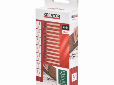 KRTH23602 - Mini dláta na dřevo sada 12ks