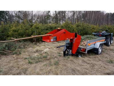 Špalíkovač se spalovacím motorem Model RS-80 Remet (7 HP)