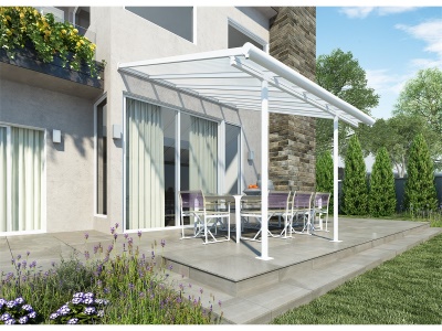 Palram - Canopia Sierra 3000 bílá 3 x 3 - Hliníková (montovaná) pergola