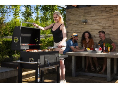 Riwall PRO RCG 60 - gril na dřevěné uhlí Riwall PRO