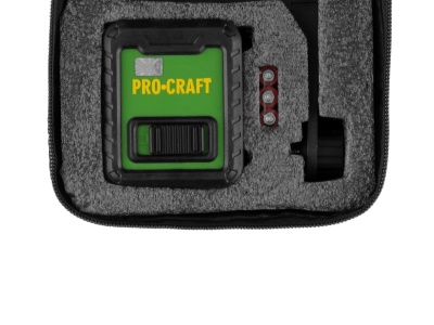 Laser zelený liniový, křížový samonivelační Procraft LE-2D