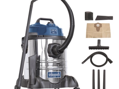 Scheppach ASP 20 ES - průmyslový vysavač na suché / mokré vysávání 20 l