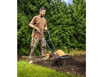 Riwall PRO RET 4014 - kultivátor s elektrickým motorem 1400 W