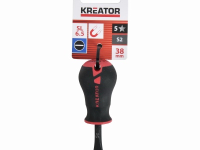 KRTH21202 - Šroubovák krátký SL6,5 x 38mm