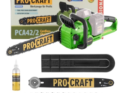 Aku řetězová pila Procraft PCA42/2 (bez baterie a nabíječky)