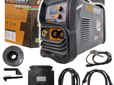 Svařovací poloautomatický invertor (CO2) MIG/MAG, MMA Procraft SPI-400 (20-200A)