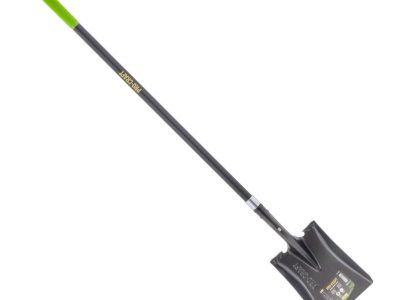 Lopata rovná kovaná rycí 23cm (nášlapy) se sklolaminátovou násadou 150cm Procraft GSS-1500