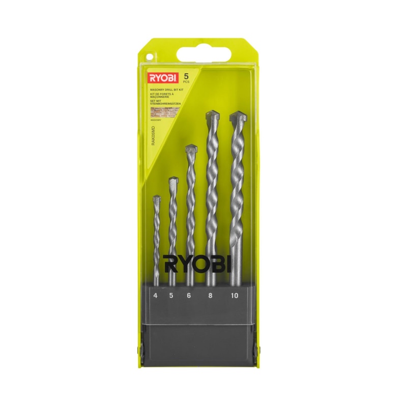 Ryobi RAK05MD - Sada 5 ks vrtáků do zdiva