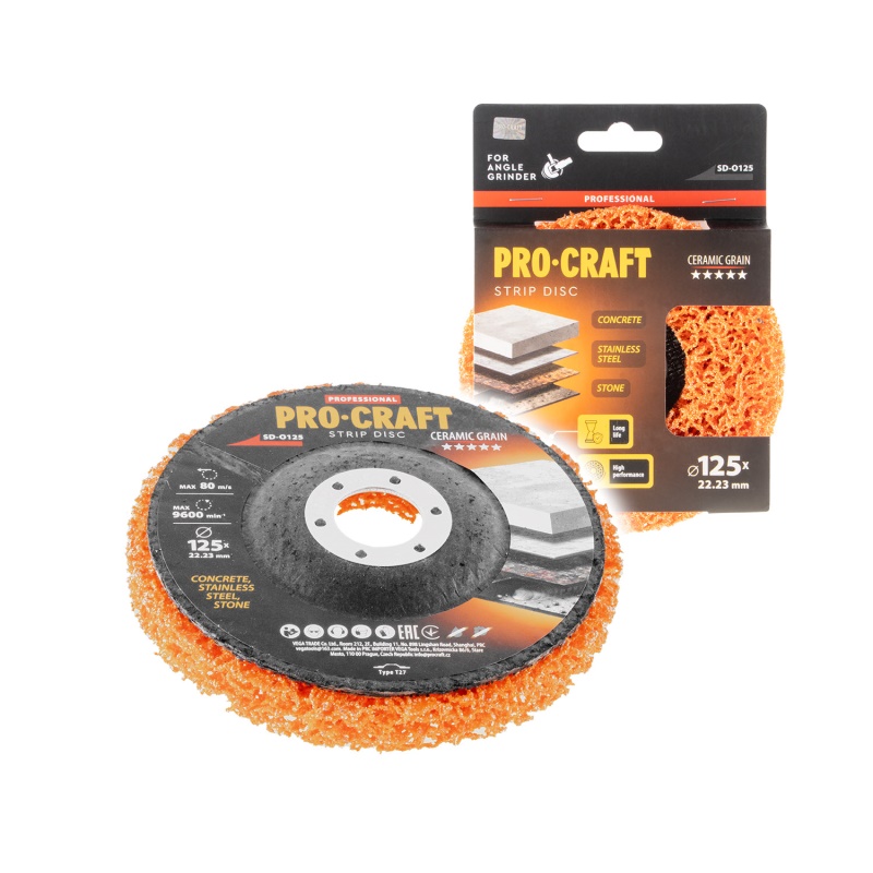 Kotouč brusný Clean & Strip Procraft SD-O125