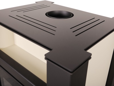 HS Flamingo LEND 11 krém - teplovzdušná krbová kamna