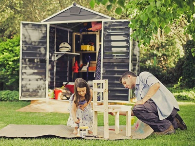 Palram - Canopia Skylight 6x8 antracit - zahradní domek