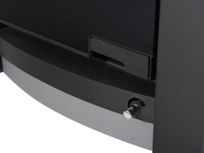 HS Flamingo KALMAR 11/5 šedá ER - teplovodní krbová kamna s 5 kW výměníkem a el. regulací