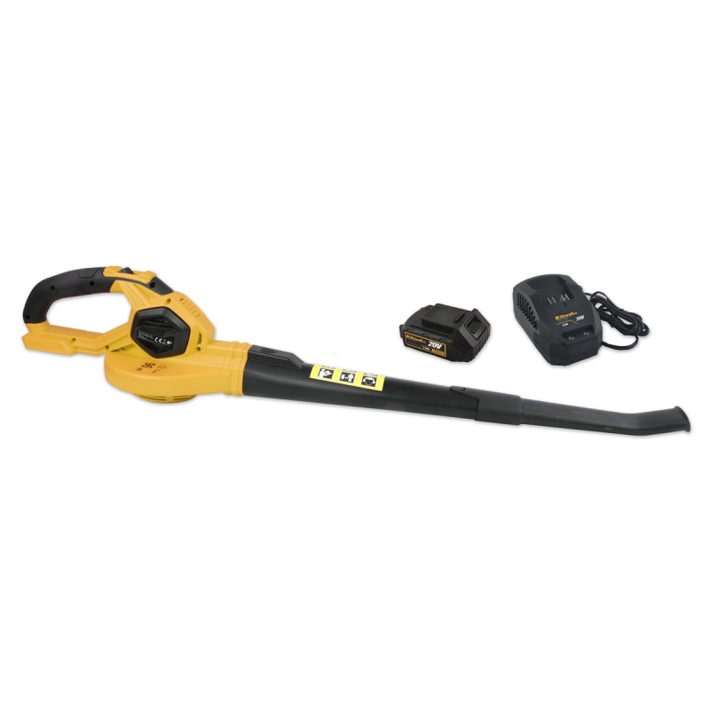 Riwall PRO RABL 20 SET - foukač s aku motorem 20 V + 2Ah baterie + nabíječka