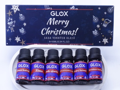 GLOXAO2 - Sada 6ks Vánočních aroma olejů