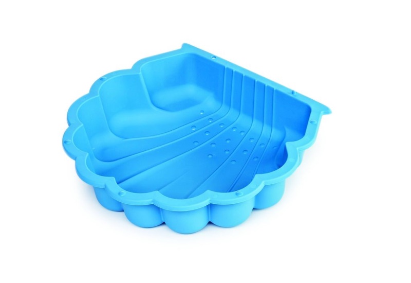 Pískoviště / bazének Mušle - 1 ks - modrá