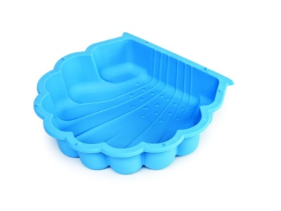 Pískoviště / bazének Mušle - 1 ks - modrá