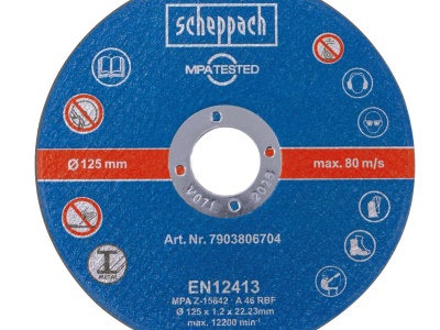 Scheppach Řezný kotouč 125mm - sada 12 ks