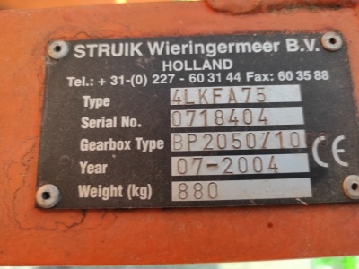 Drtič bramborové natě Struik 4LKFA75