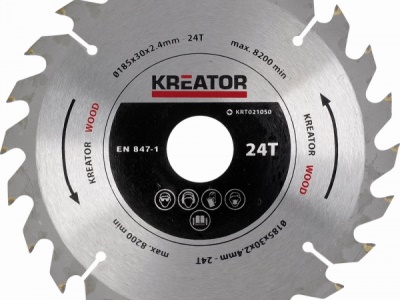 KRT021050 - Pilový kotouč na dřevo 185 mm, 24 Z