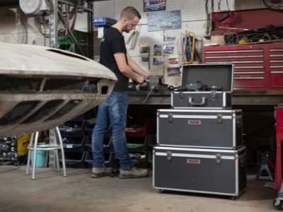 KRT640501B - Hliníkový kufr 3 IN 1 XL černý