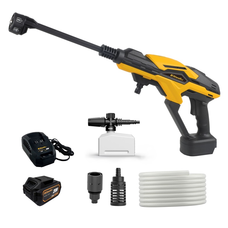 Riwall PRO RAPW 3520i SET - aku tlaková myčka 20V + 1x 4Ah baterie + nabíječka 2,4 A