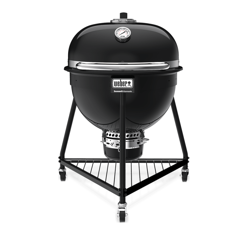 Gril Weber Summit Kamado E6 na dřevěné uhlí, 61 cm, černá