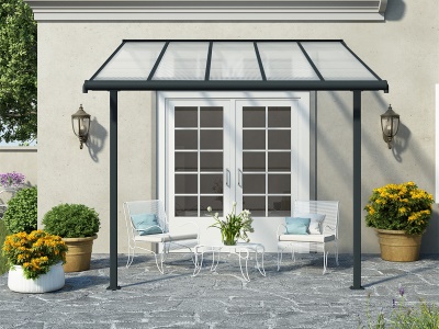 Palram - Canopia Sierra 3000 antracit 3 x 3 - hliníková (montovaná) pergola