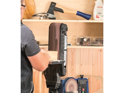 Scheppach BTS 900 - multifunkční pásová a čelní bruska