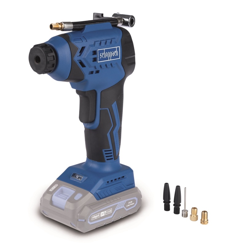 Scheppach C-AC20-X - 20 V IXES aku kompresor (bez baterie a nabíječky)