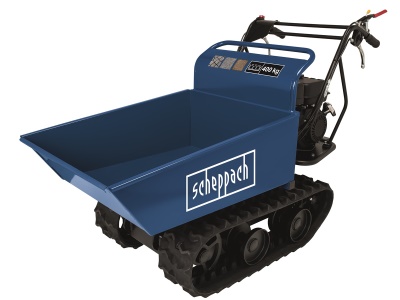 Scheppach DP 4500 - pásový přepravník 400 kg s mechanickým sklápěním korby