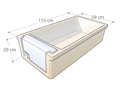 VERDEMAX samozavlaž. truhlík 2248