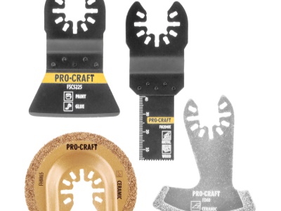 Sada nástavců pro multifunkční oscilační brusku Procraft MB4