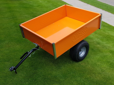 Vozík za traktor TR 220S - POZINK PLUS+ ČERNÁ/ČERVENÁ/ORANŽOVÁ/ŠEDÁ/ZELENÁ/ŽLUTÁ