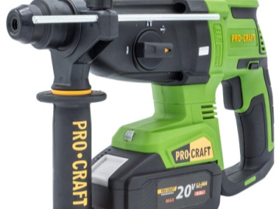 Procraft aku sada nářadí 20V 6dílů 2 x baterie 2.0Ah s nabíječkou