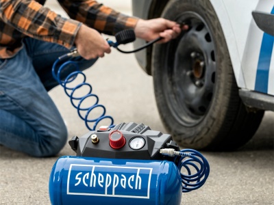 Scheppach HC 06 - bezolejový kompresor 6l