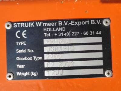 Půdní fréza Struik 4RF 310