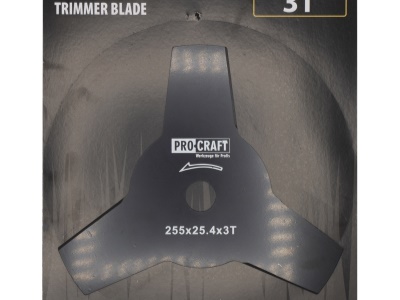 Nůž křovinořezu (D255*25.4) 3T PROCRAFT