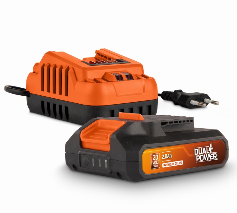 POWDP90620 - Nabíječka 20V/40V 2.0A  plus  Baterie 20V LI-ION 2,0Ah