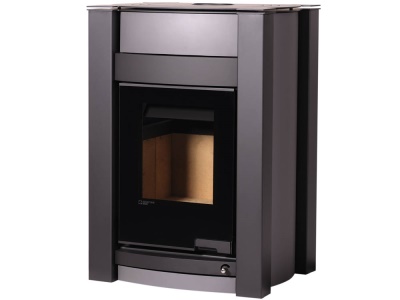 HS Flamingo KALMAR 11 šedá - teplovzdušná krbová kamna