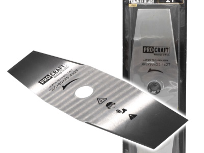 Nůž křovinořezu (305*90*25.4) 2T (nerez) PROCRAFT