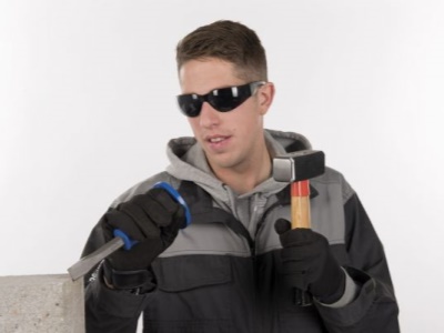 KRTS30006 - Ochranné brýle (černé sklo)