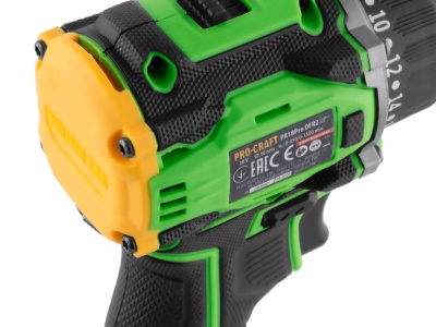 Aku vrtací šroubovák Procraft PA18ProDFR2 + sada bitů